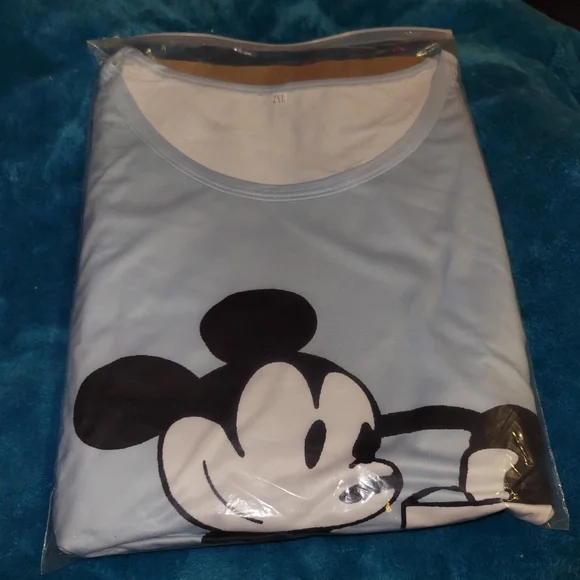 Disney Mickey Bundle Size 2XL 2 Pairs Pajamas 2 PJs  Retro - Picture 5 of 5